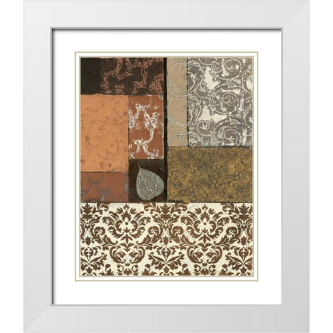Built by Nature II White Modern Wood Framed Art Print with Double Matting by Kime, John