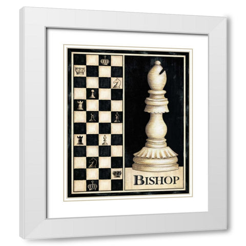 Classic Bishop White Modern Wood Framed Art Print with Double Matting by Laliberte, Andrea