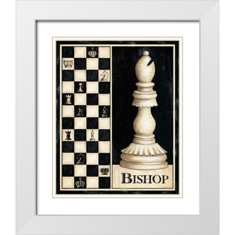 Classic Bishop White Modern Wood Framed Art Print with Double Matting by Laliberte, Andrea