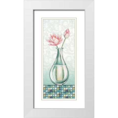 Soft Spirit I White Modern Wood Framed Art Print with Double Matting by Laliberte, Andrea