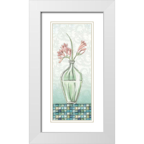 Soft Spirit III White Modern Wood Framed Art Print with Double Matting by Laliberte, Andrea