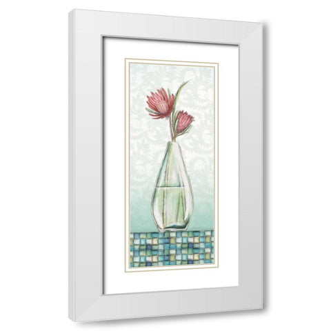 Soft Spirit IV White Modern Wood Framed Art Print with Double Matting by Laliberte, Andrea