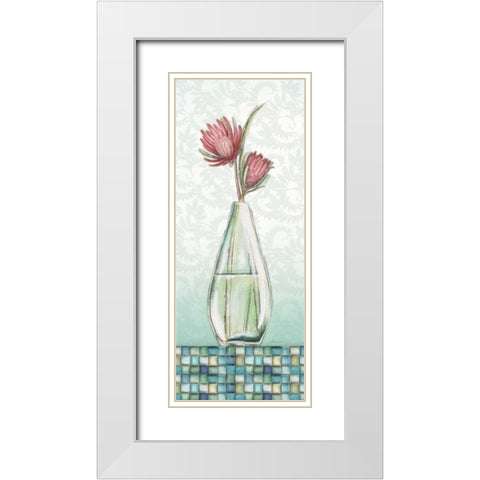 Soft Spirit IV White Modern Wood Framed Art Print with Double Matting by Laliberte, Andrea