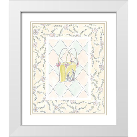 For Any Occasion II White Modern Wood Framed Art Print with Double Matting by Leal, Steve