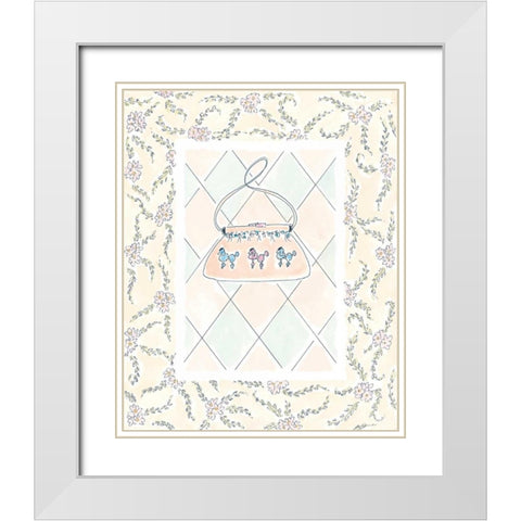 For Any Occasion III White Modern Wood Framed Art Print with Double Matting by Leal, Steve