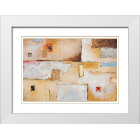 Circuit Breaker I White Modern Wood Framed Art Print with Double Matting by Linza, Loretta