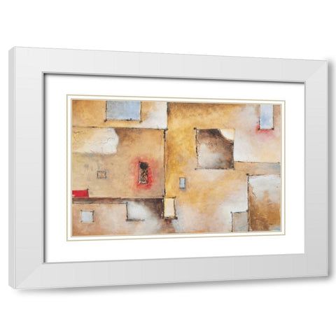 Circuit Breaker II White Modern Wood Framed Art Print with Double Matting by Linza, Loretta
