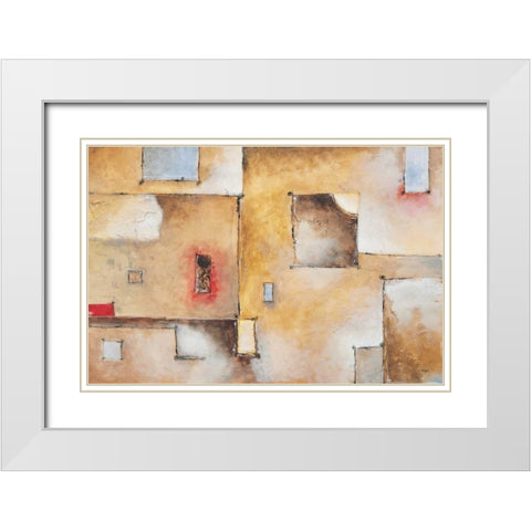 Circuit Breaker II White Modern Wood Framed Art Print with Double Matting by Linza, Loretta