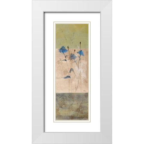 Kimono II White Modern Wood Framed Art Print with Double Matting by Linza, Loretta