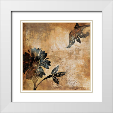 Coromandel I White Modern Wood Framed Art Print with Double Matting by Linza, Loretta