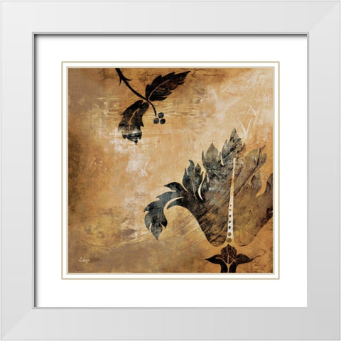 Coromandel II White Modern Wood Framed Art Print with Double Matting by Linza, Loretta