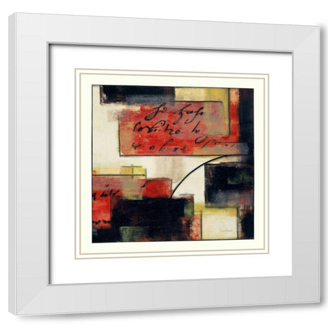Royal Phase II White Modern Wood Framed Art Print with Double Matting by Marque, Lucia