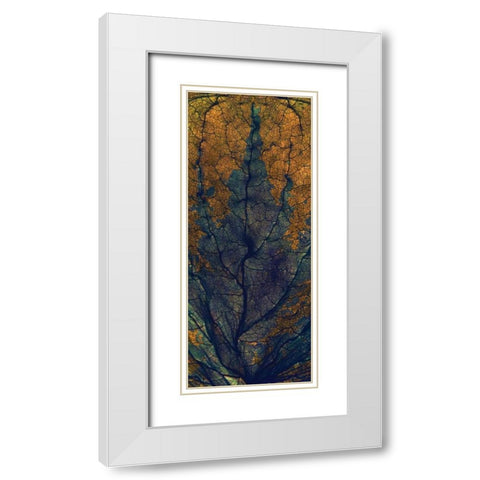 Coleus Window White Modern Wood Framed Art Print with Double Matting by McLemore, Julia