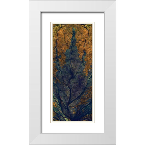 Coleus Window White Modern Wood Framed Art Print with Double Matting by McLemore, Julia