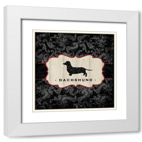 Top Dog III White Modern Wood Framed Art Print with Double Matting by McRostie, Kate