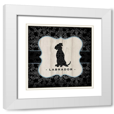 Top Dog V White Modern Wood Framed Art Print with Double Matting by McRostie, Kate