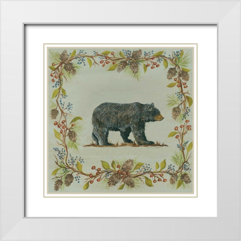Blue Aspen Woods I White Modern Wood Framed Art Print with Double Matting by McRostie, Kate