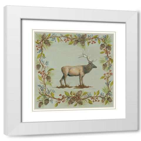 Blue Aspen Woods III White Modern Wood Framed Art Print with Double Matting by McRostie, Kate