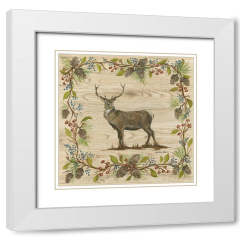 Aspen Woods II White Modern Wood Framed Art Print with Double Matting by McRostie, Kate