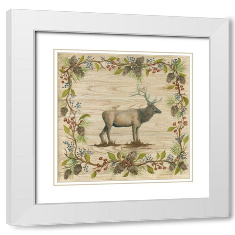 Aspen Woods III White Modern Wood Framed Art Print with Double Matting by McRostie, Kate