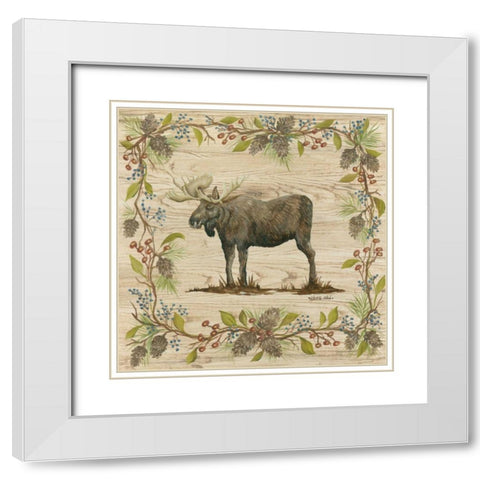 Aspen Woods IV White Modern Wood Framed Art Print with Double Matting by McRostie, Kate