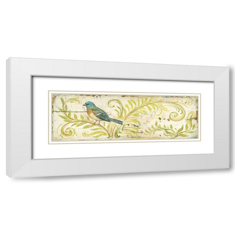 Eco Bunting White Modern Wood Framed Art Print with Double Matting by McRostie, Kate