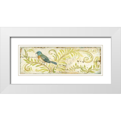 Eco Bunting White Modern Wood Framed Art Print with Double Matting by McRostie, Kate