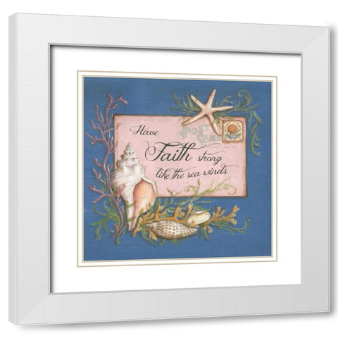 Paradise Postcards II White Modern Wood Framed Art Print with Double Matting by McRostie, Kate