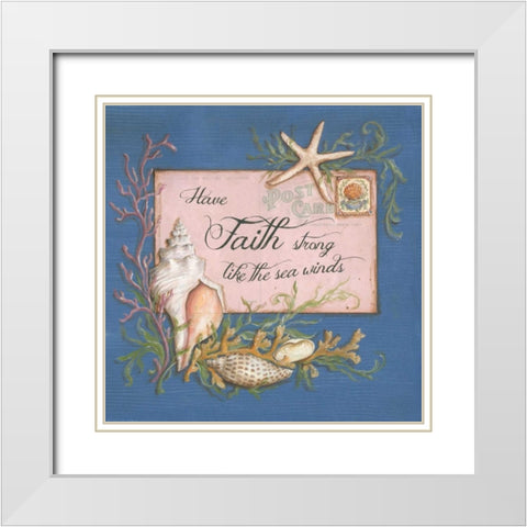 Paradise Postcards II White Modern Wood Framed Art Print with Double Matting by McRostie, Kate