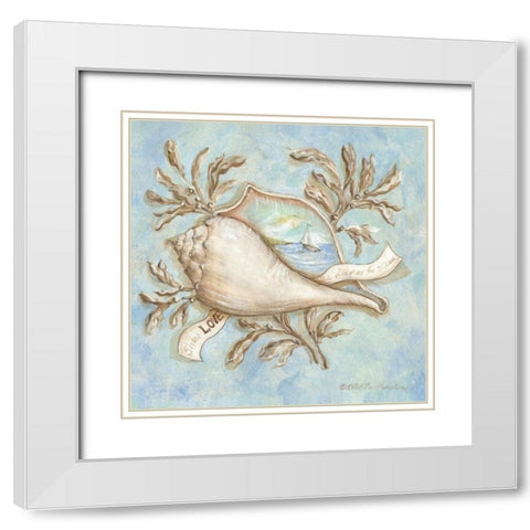 Treasures of the Tide I White Modern Wood Framed Art Print with Double Matting by McRostie, Kate
