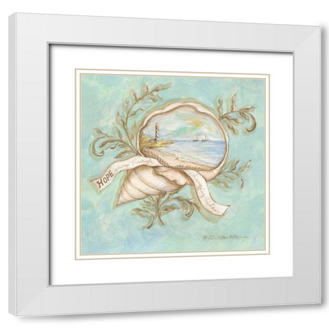 Treasures of the Tide II White Modern Wood Framed Art Print with Double Matting by McRostie, Kate
