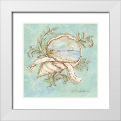 Treasures of the Tide II White Modern Wood Framed Art Print with Double Matting by McRostie, Kate