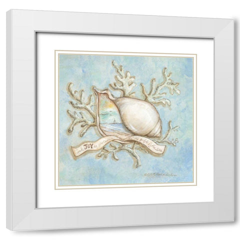 Treasures of the Tide III White Modern Wood Framed Art Print with Double Matting by McRostie, Kate