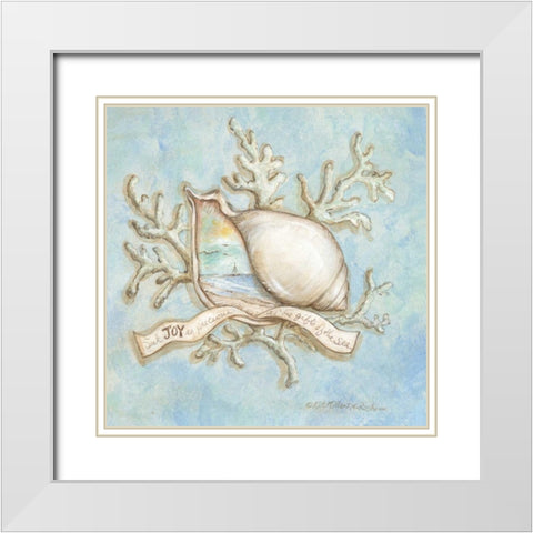 Treasures of the Tide III White Modern Wood Framed Art Print with Double Matting by McRostie, Kate