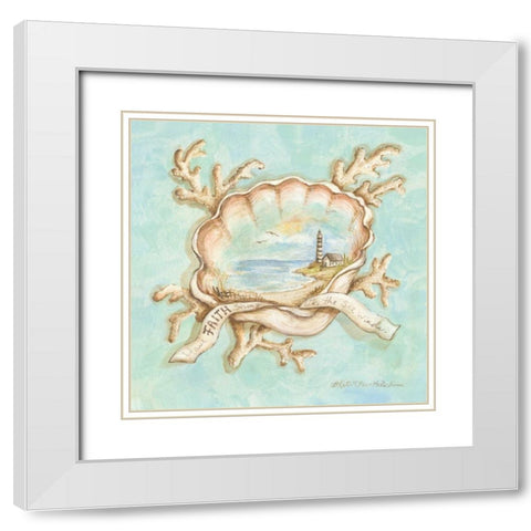 Treasures of the Tide IV White Modern Wood Framed Art Print with Double Matting by McRostie, Kate