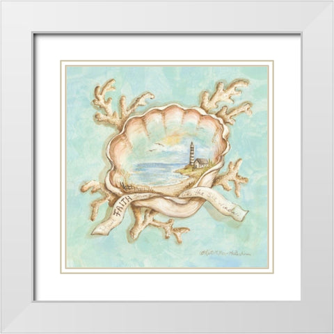 Treasures of the Tide IV White Modern Wood Framed Art Print with Double Matting by McRostie, Kate