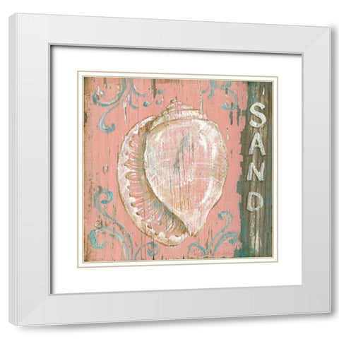 Sand White Modern Wood Framed Art Print with Double Matting by McRostie, Kate