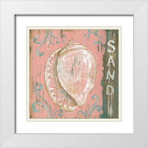 Sand White Modern Wood Framed Art Print with Double Matting by McRostie, Kate