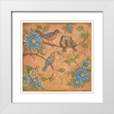 Whistlers Garden I White Modern Wood Framed Art Print with Double Matting by McRostie, Kate