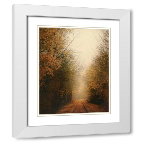 Road of Mysteries I White Modern Wood Framed Art Print with Double Matting by Melious, Amy