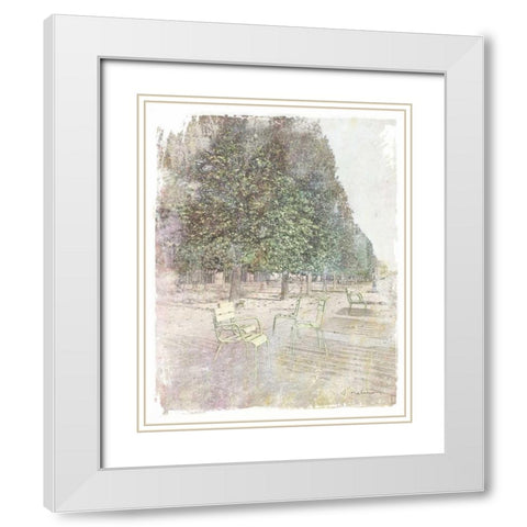 French Illustration IV White Modern Wood Framed Art Print with Double Matting by Melious, Amy