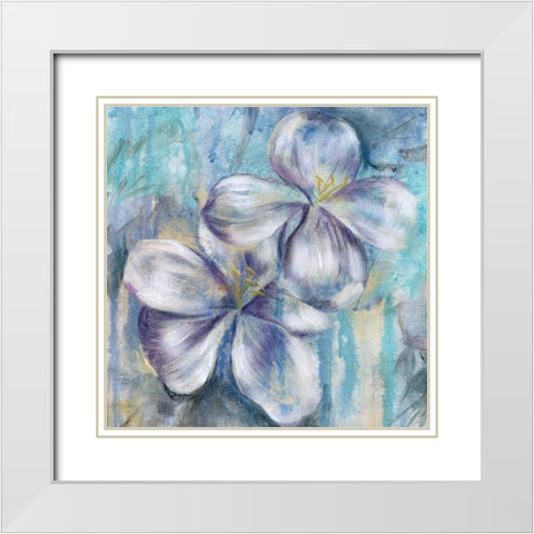 Summer Beauty II White Modern Wood Framed Art Print with Double Matting by Ferry, Margaret