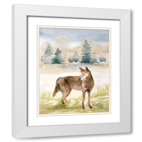 Wildlife III White Modern Wood Framed Art Print with Double Matting by Ferry, Margaret