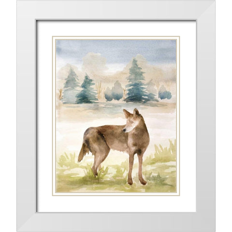Wildlife III White Modern Wood Framed Art Print with Double Matting by Ferry, Margaret
