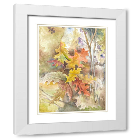 Treasures from Nature White Modern Wood Framed Art Print with Double Matting by Ferry, Margaret