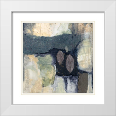 Grey Elements I White Modern Wood Framed Art Print with Double Matting by Ferry, Margaret