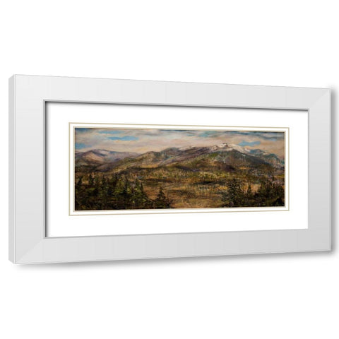 Bitterroot Valley II White Modern Wood Framed Art Print with Double Matting by Monahan, Jodi