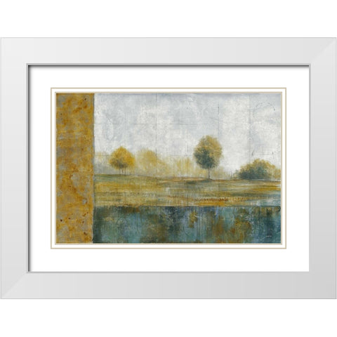 Stormy Weather I White Modern Wood Framed Art Print with Double Matting by Martin, Cheryl