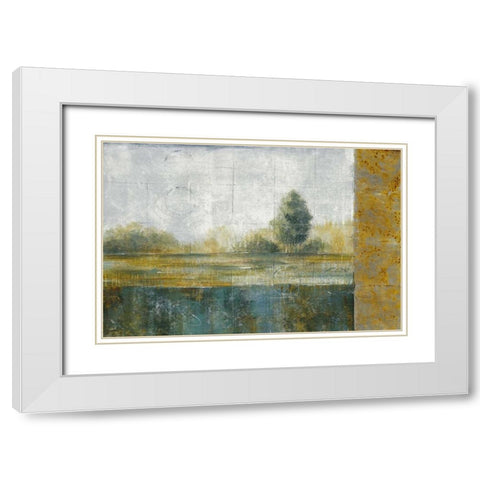 Stormy Weather II White Modern Wood Framed Art Print with Double Matting by Martin, Cheryl