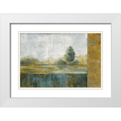 Stormy Weather II White Modern Wood Framed Art Print with Double Matting by Martin, Cheryl